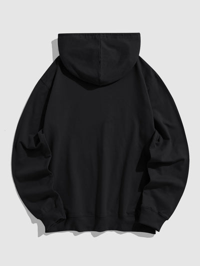 Men's Simple Smile Face Hoodie Kosyway