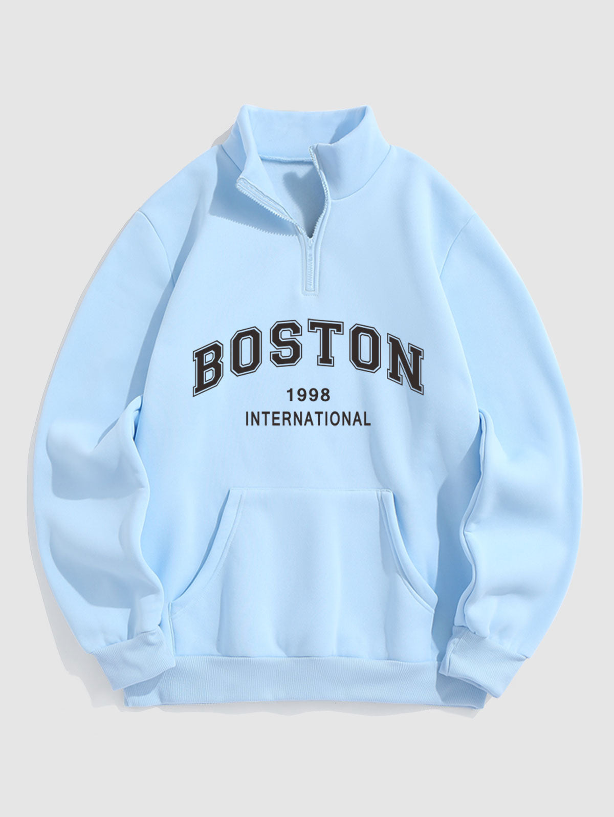 Mens BOSTON Fleece-lined Sweatshirt Kosyway