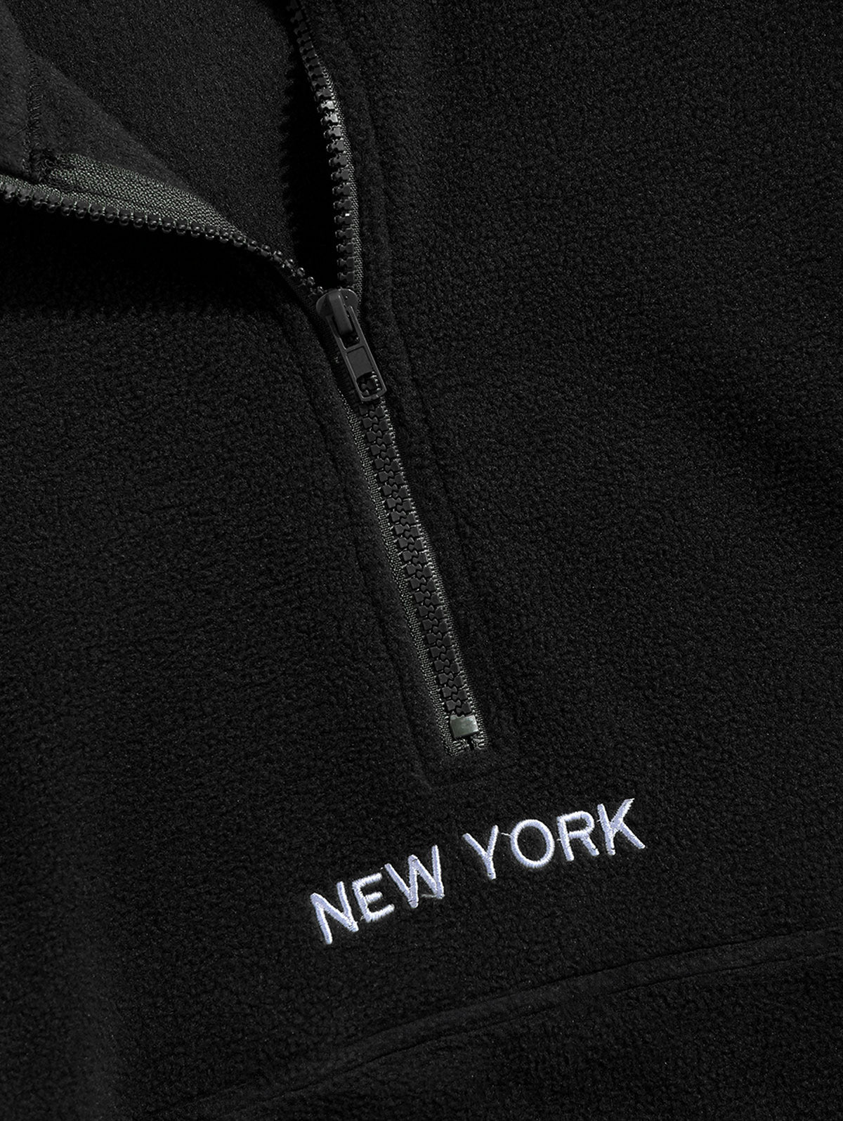 Mens NEW YORK Colorblock Half Zip Sweatshirt