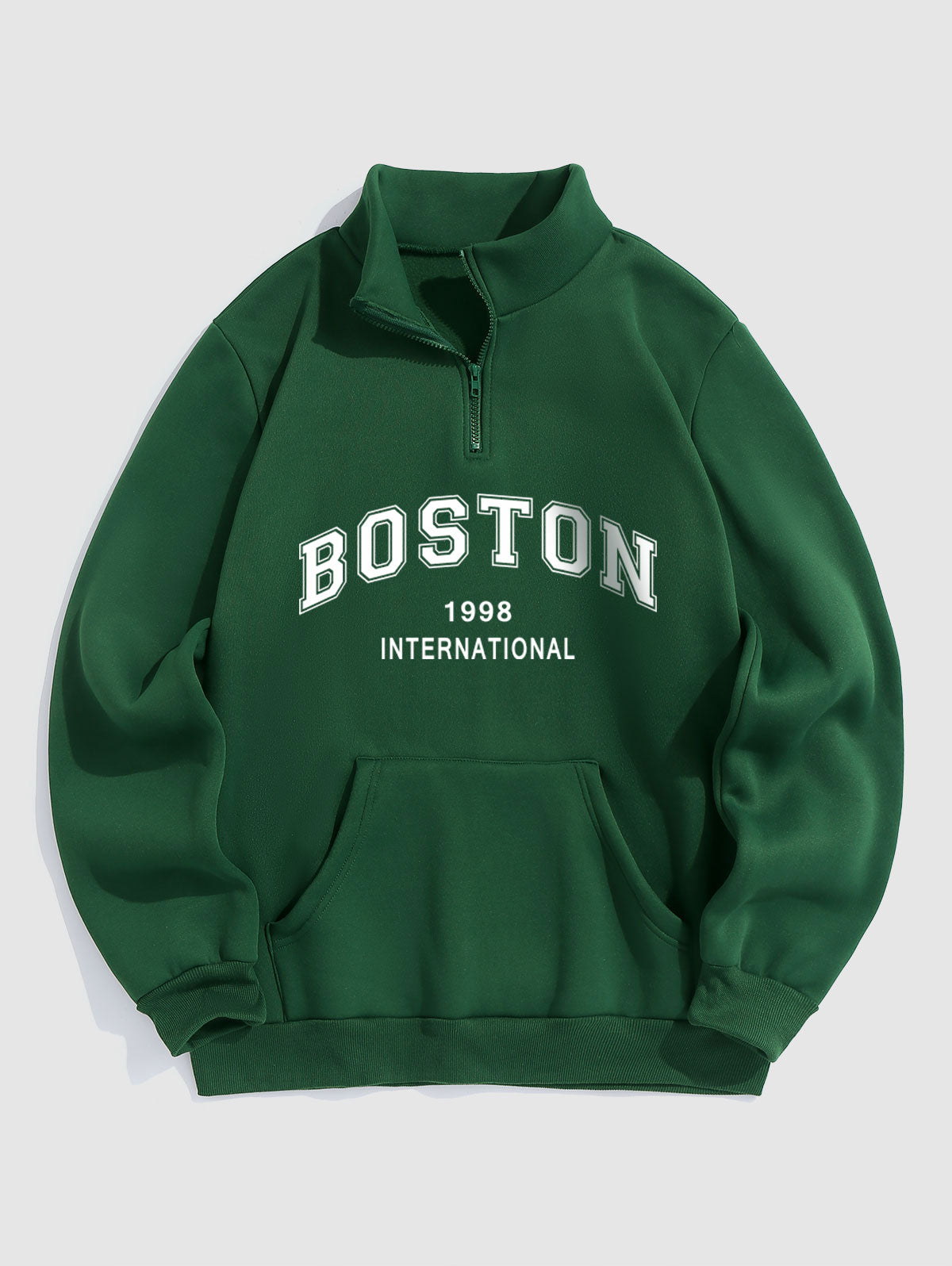 Mens BOSTON Fleece-lined Sweatshirt Kosyway