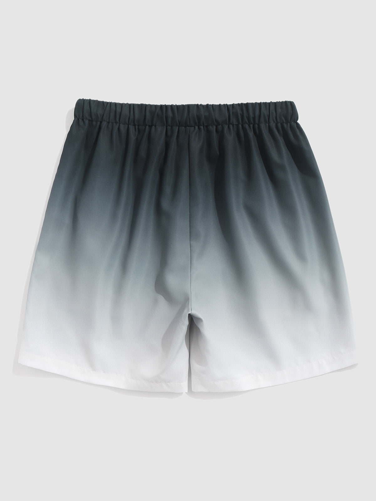 Mens Letter Print Ombre Color Board Shorts