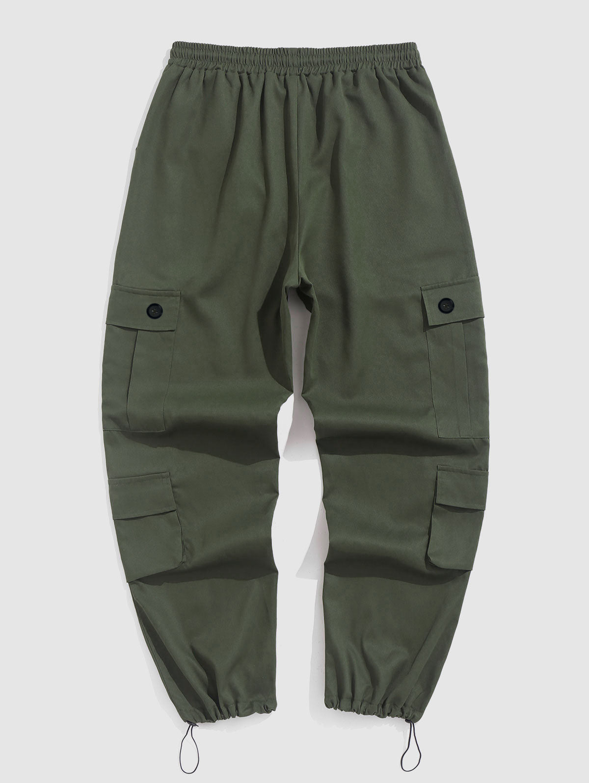 Toggle Drawstring Streetwear Multi-pocket Cargo Pants Kosyway