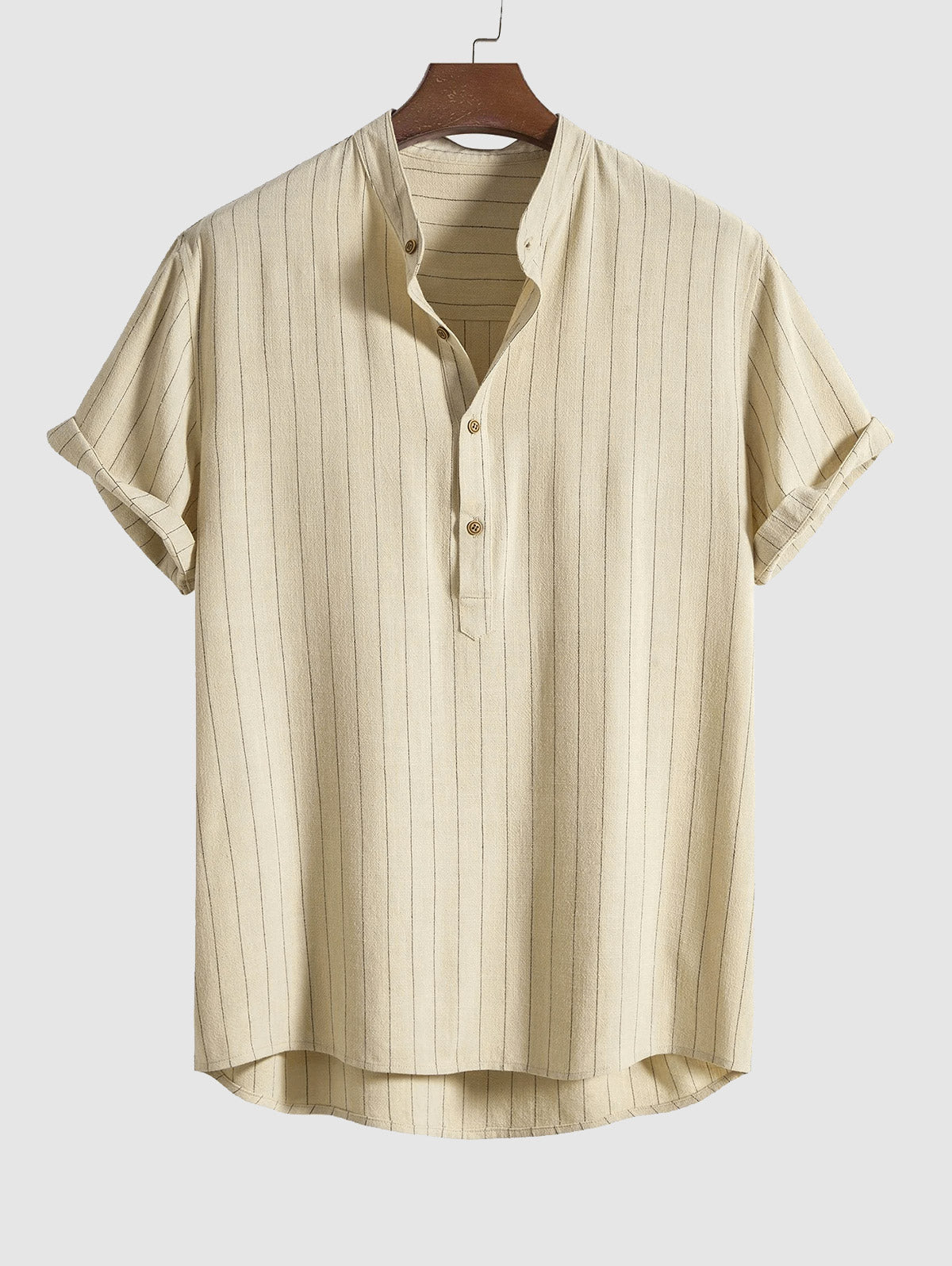 Mens Vertical Stripes Shirt