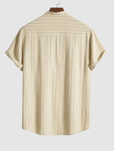 Mens Vertical Stripes Shirt