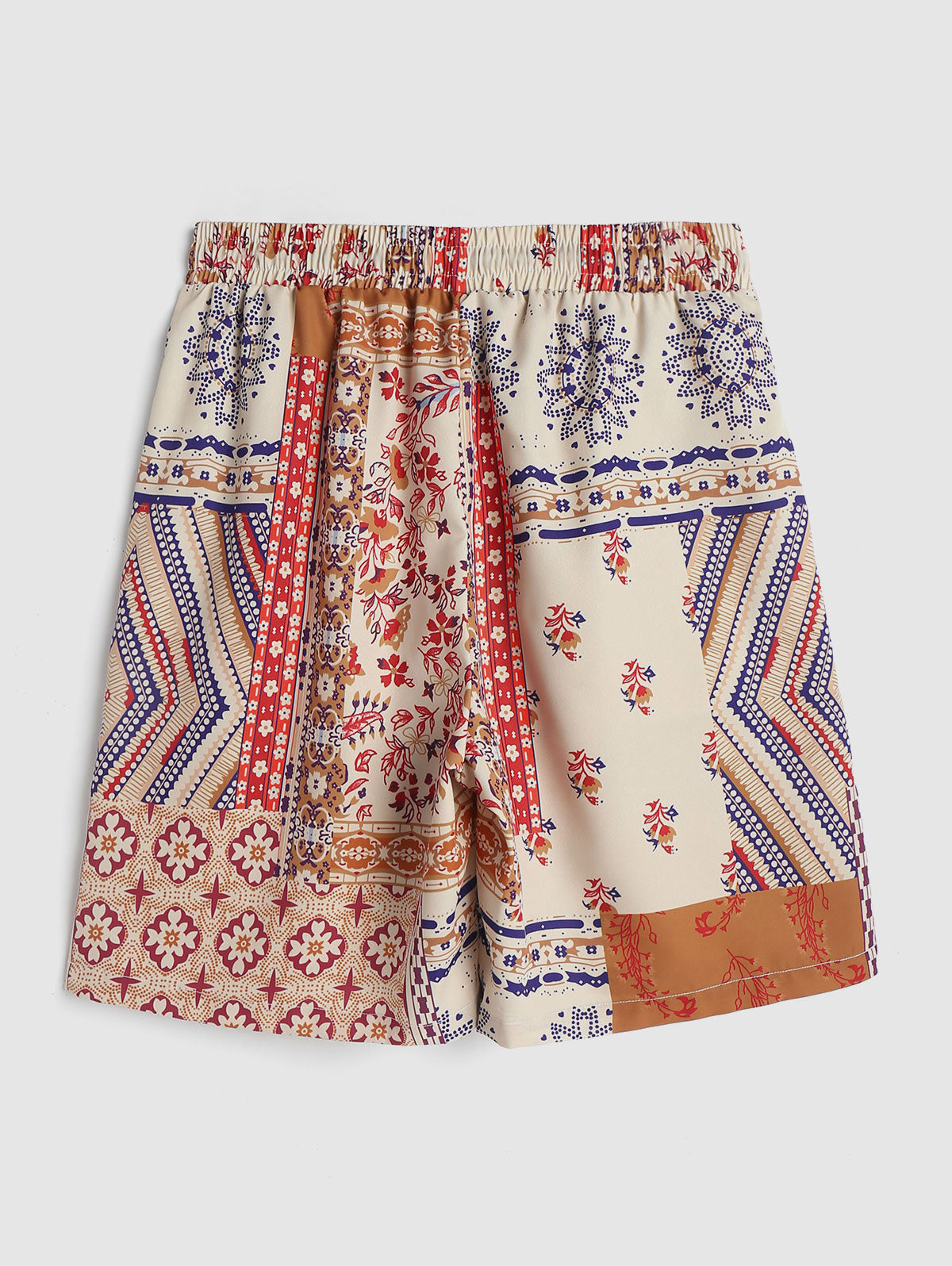 Mens Ethnic Style Paisley Vacation Shorts