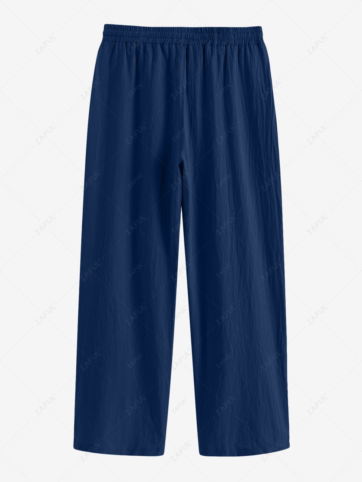 Solid Color Basic Linen Pants Kosyway