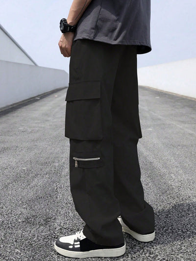 Men's Side Pockets Design Cargo Pants