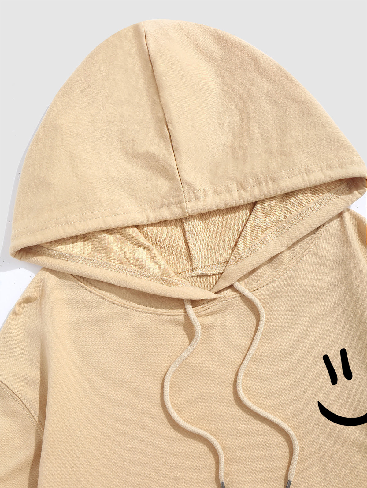 Men's Simple Smile Face Hoodie Kosyway