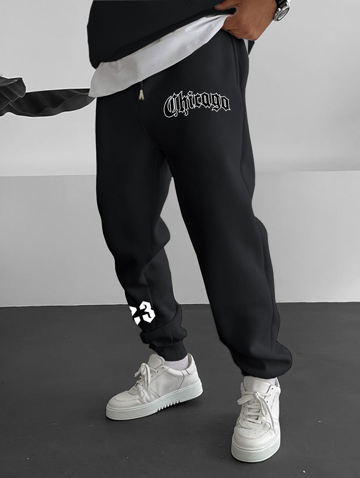 Men's Chicago Beam Feet Drawstring Jogger Pants