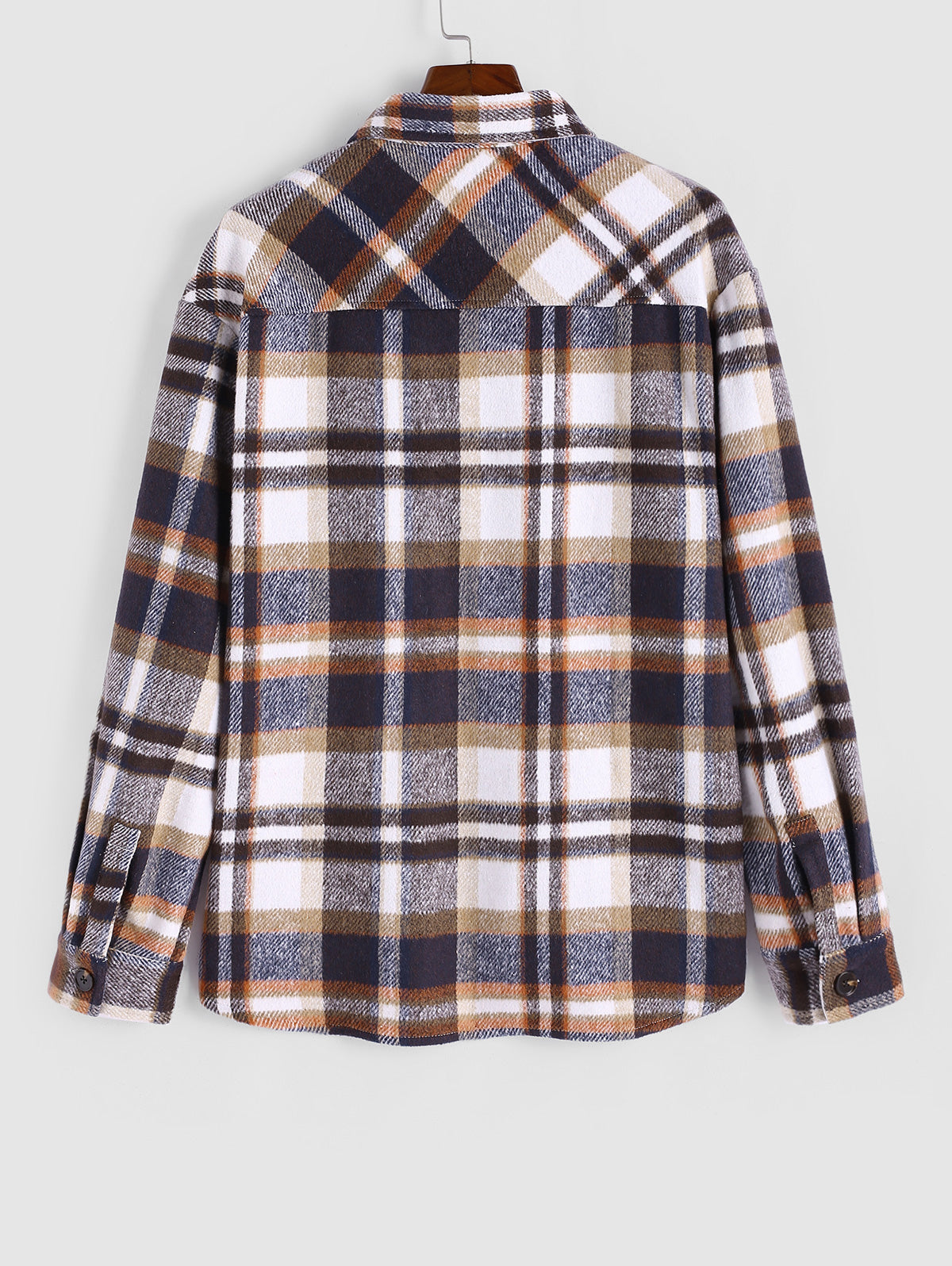 Men's Vintage Plaid Cargo Shirts