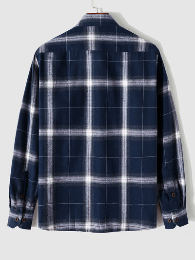 Men's Casual Plaid Shirt