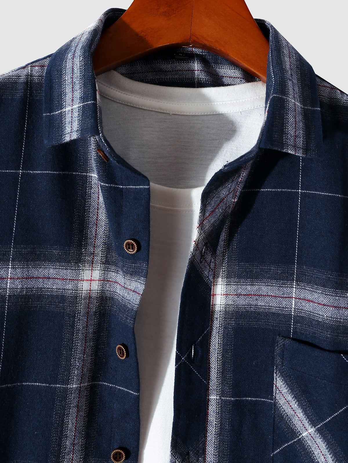 Men's Casual Plaid Shirt