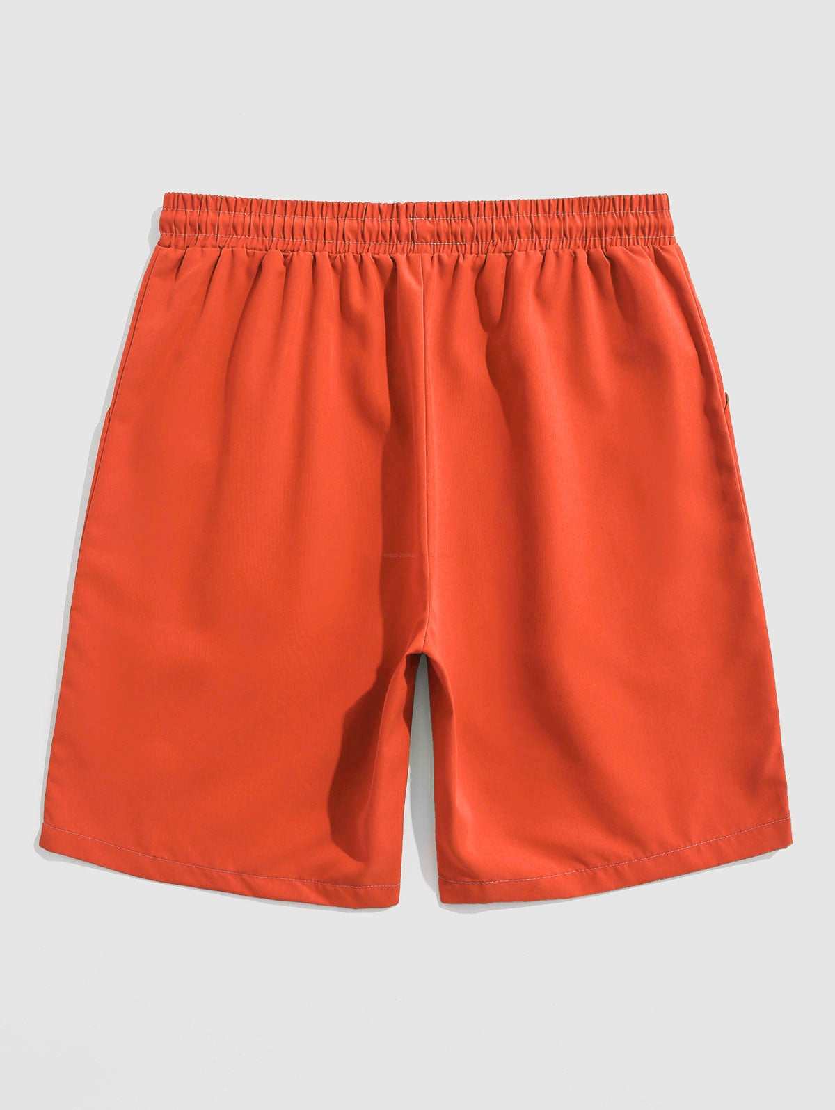 Mens Solid Color Quick Dry Basic Casual Shorts