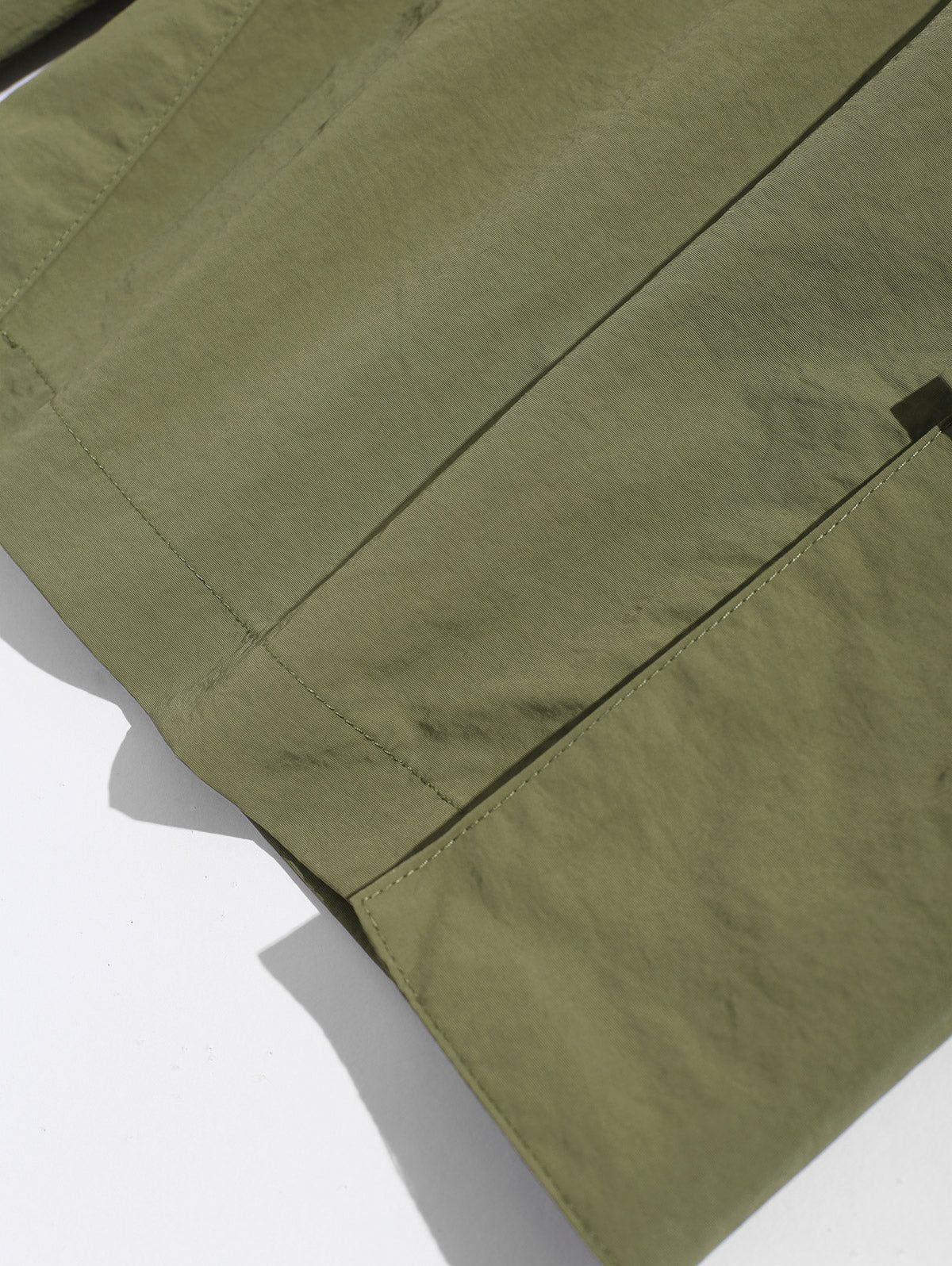 Men's Contrast Color Pockets Drawstring Cargo Shorts