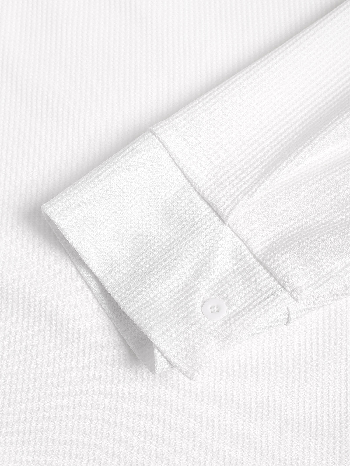 Men's Casual Minimalist Style Solid Color Textured Button Up Long Sleeve Shirt And Cotton and Linen Straight Leg Pants Sets