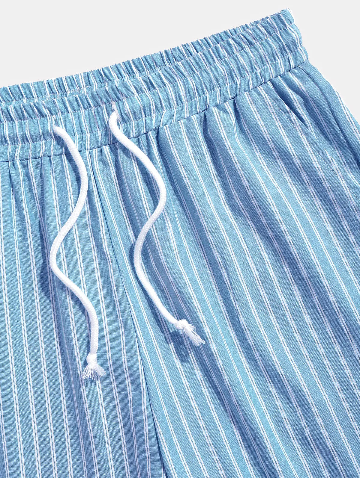 Men's Striped Drawstring Casual Shorts Kosyway