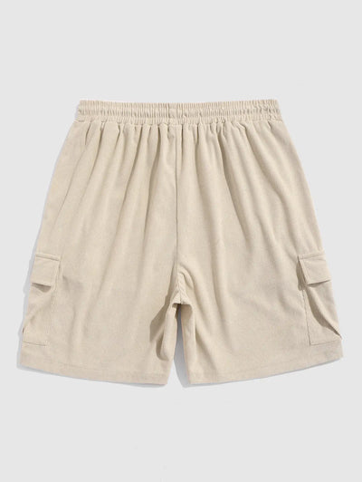 Mens Cargo Style Corduroy Shorts Kosyway