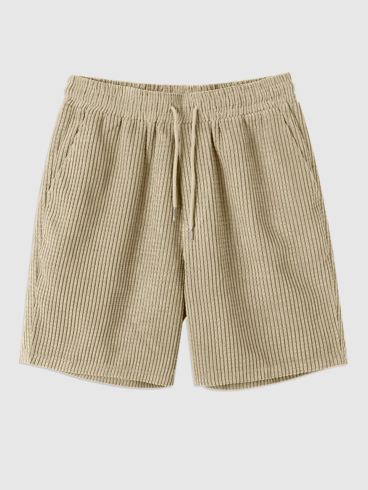 Mens Corduroy Drawstring Shorts Kosyway