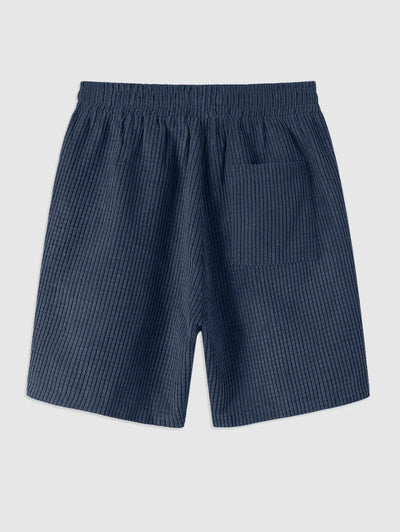 Mens Corduroy Drawstring Shorts Kosyway