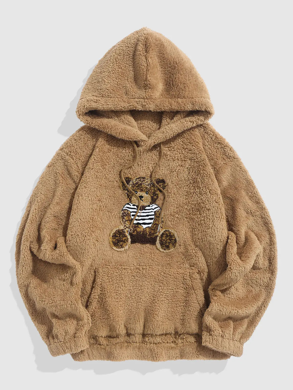 Mens Fluffy Teddy Bear Hoodie - Kosyway – KOSYWAY