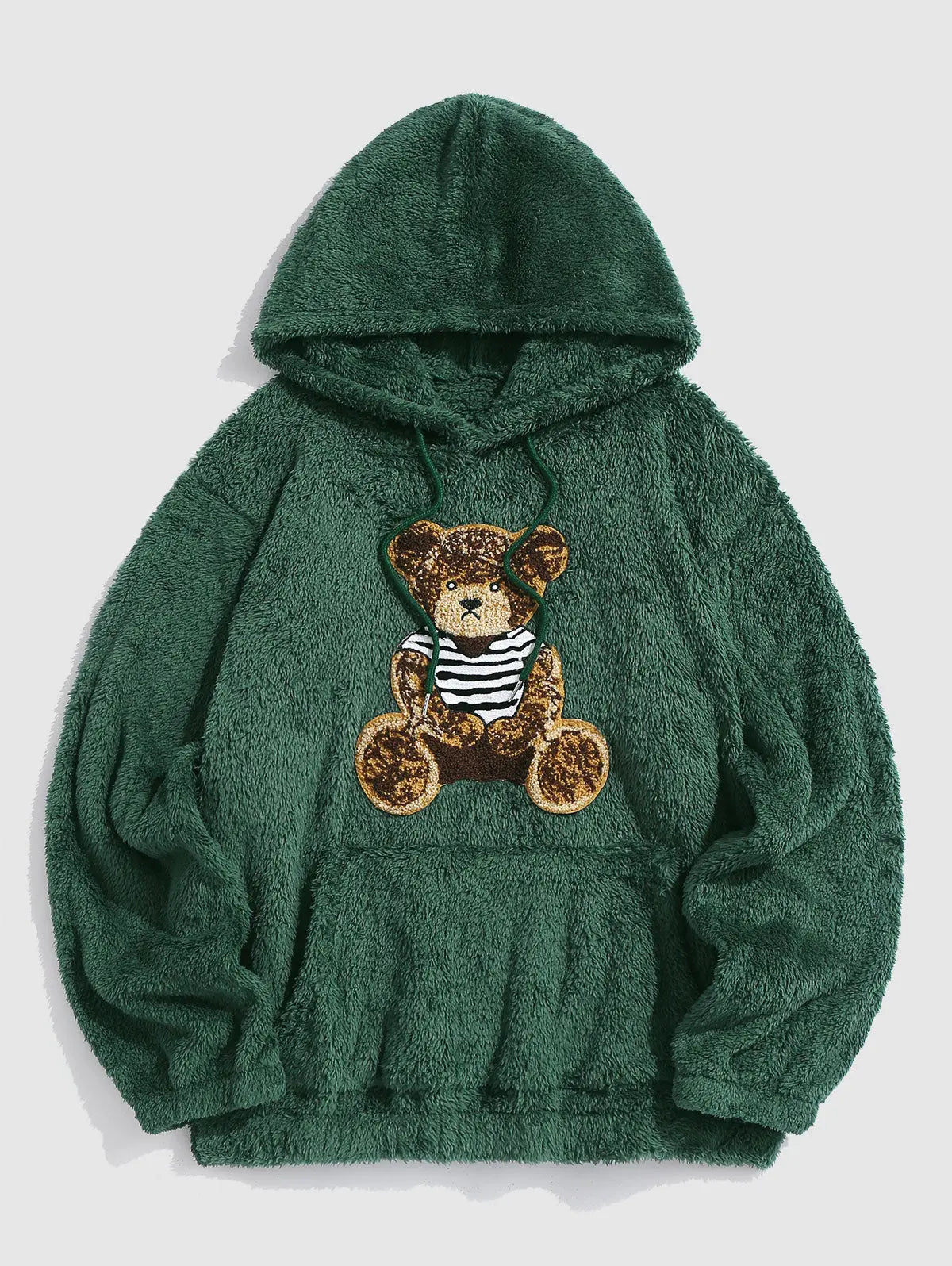 Mens Fluffy Teddy Bear Hoodie Kosyway