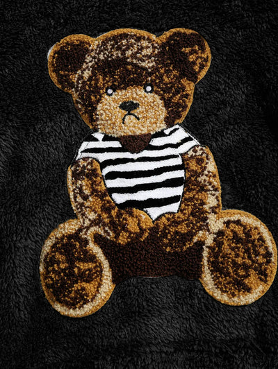 Mens Fluffy Teddy Bear Hoodie Kosyway