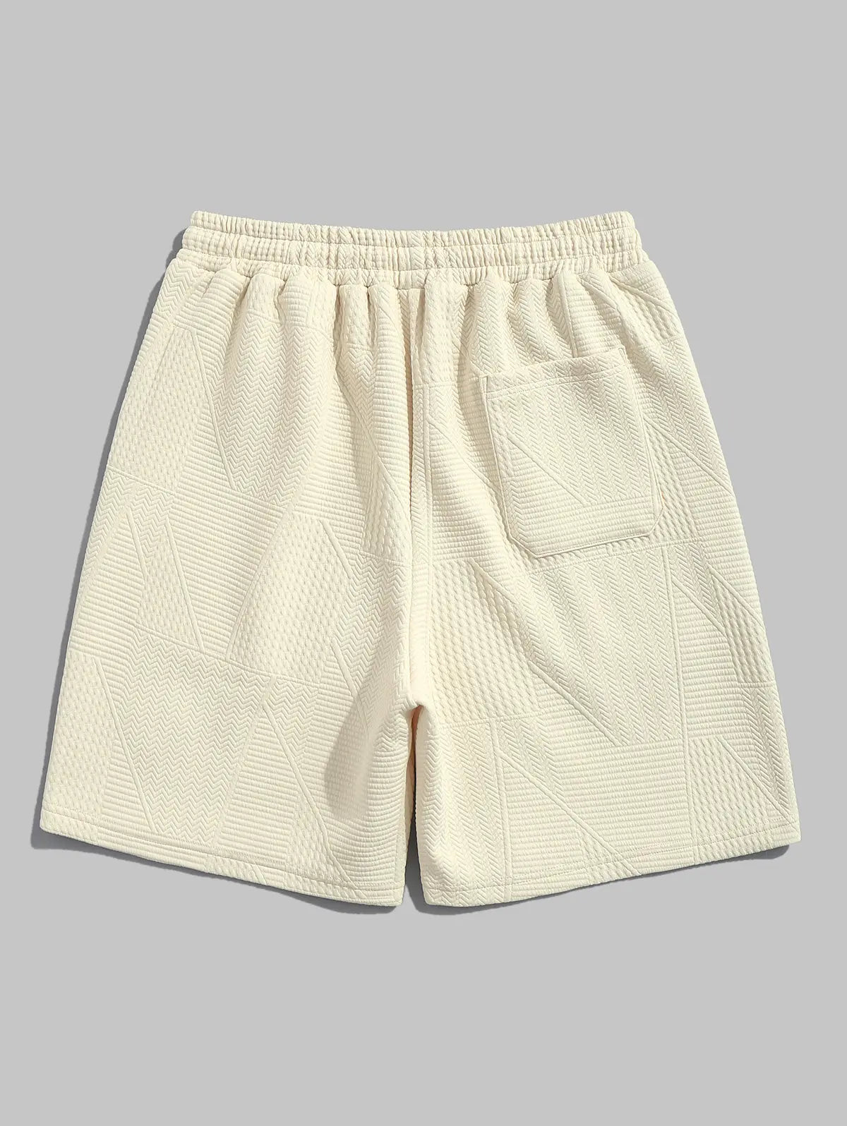 Mens Geometric Drawstring Shorts Kosyway