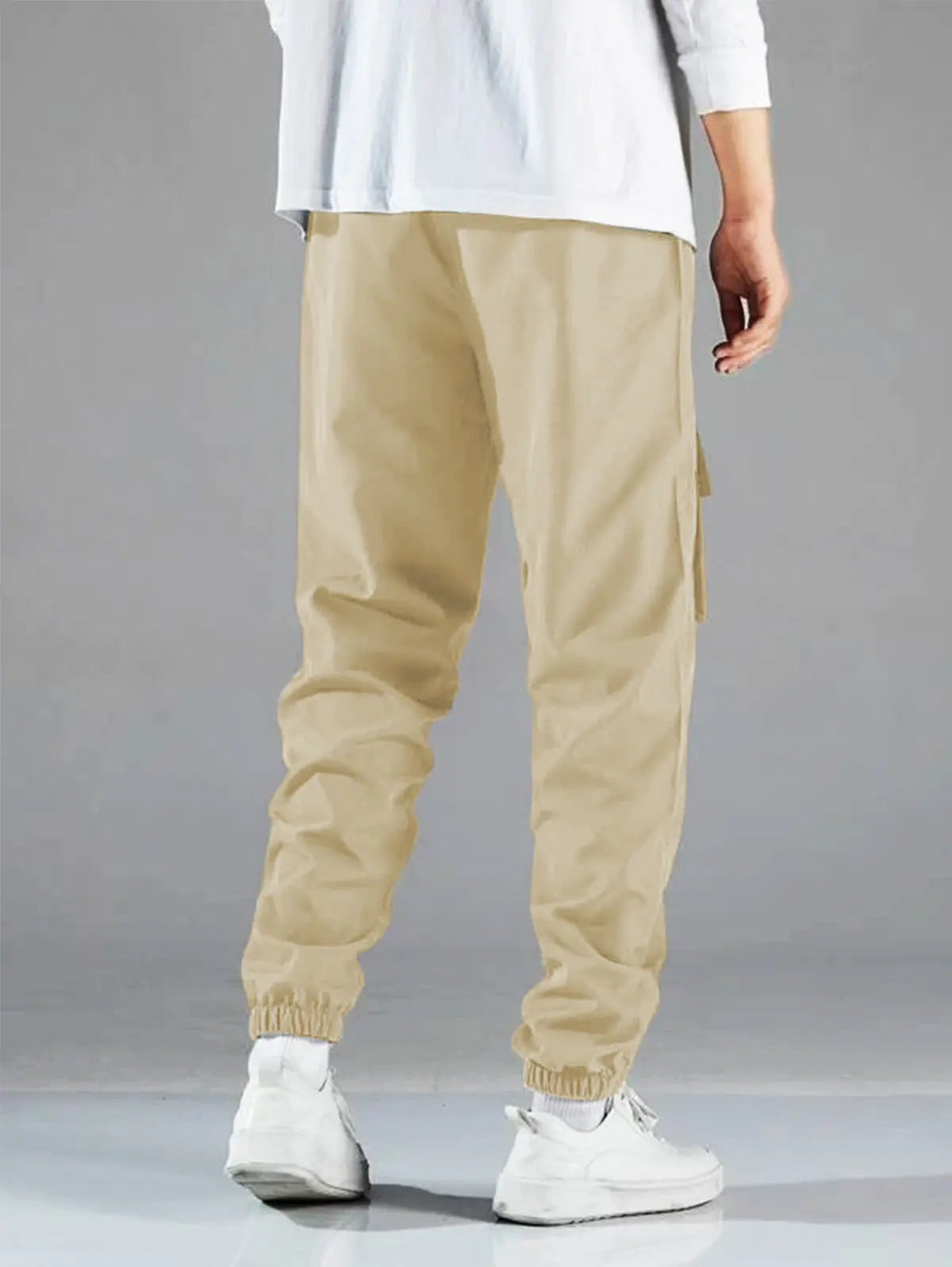 Mens Letter Graphic Cargo Pants Kosyway