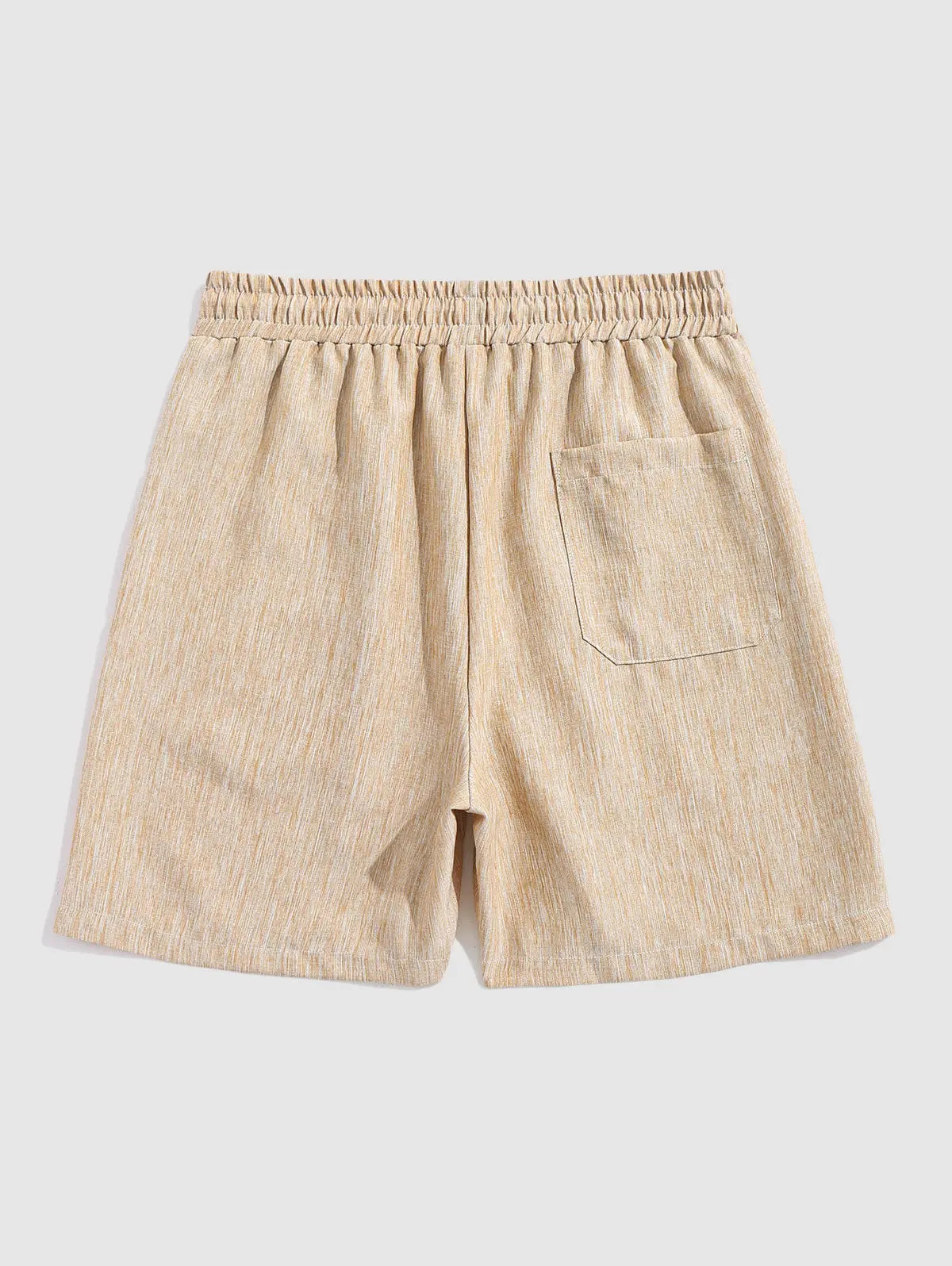 Mens Plain Color Drawstring Shorts Kosyway