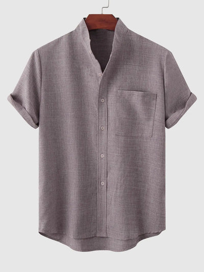 Mens Solid Casual Shirts Kosyway