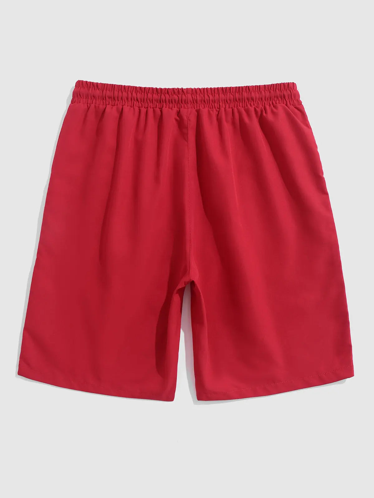 Mens Solid Color Quick Dry Basic Casual Shorts Kosyway