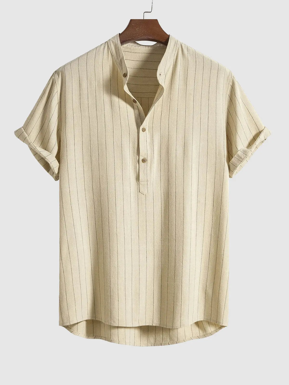 Mens Vertical Stripes Shirt Kosyway