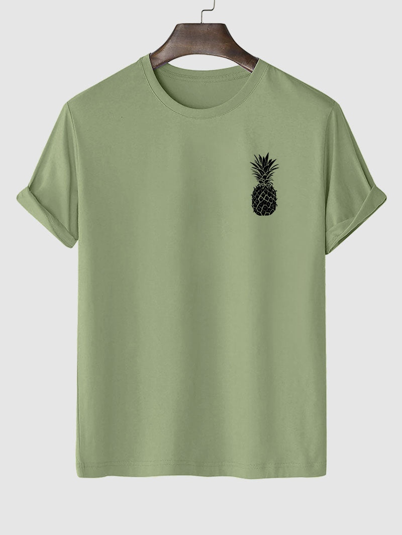 Tropical Pineapple Pattern Classic T-shirt