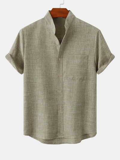 Mens Solid Casual Shirts