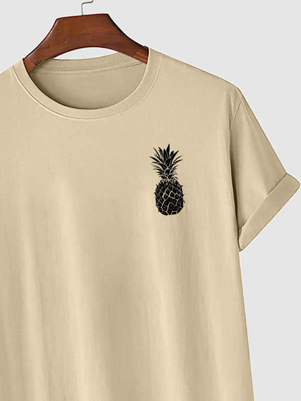 Tropical Pineapple Pattern Classic T-shirt Kosyway