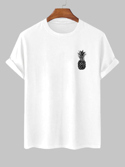 Tropical Pineapple Pattern Classic T-shirt Kosyway