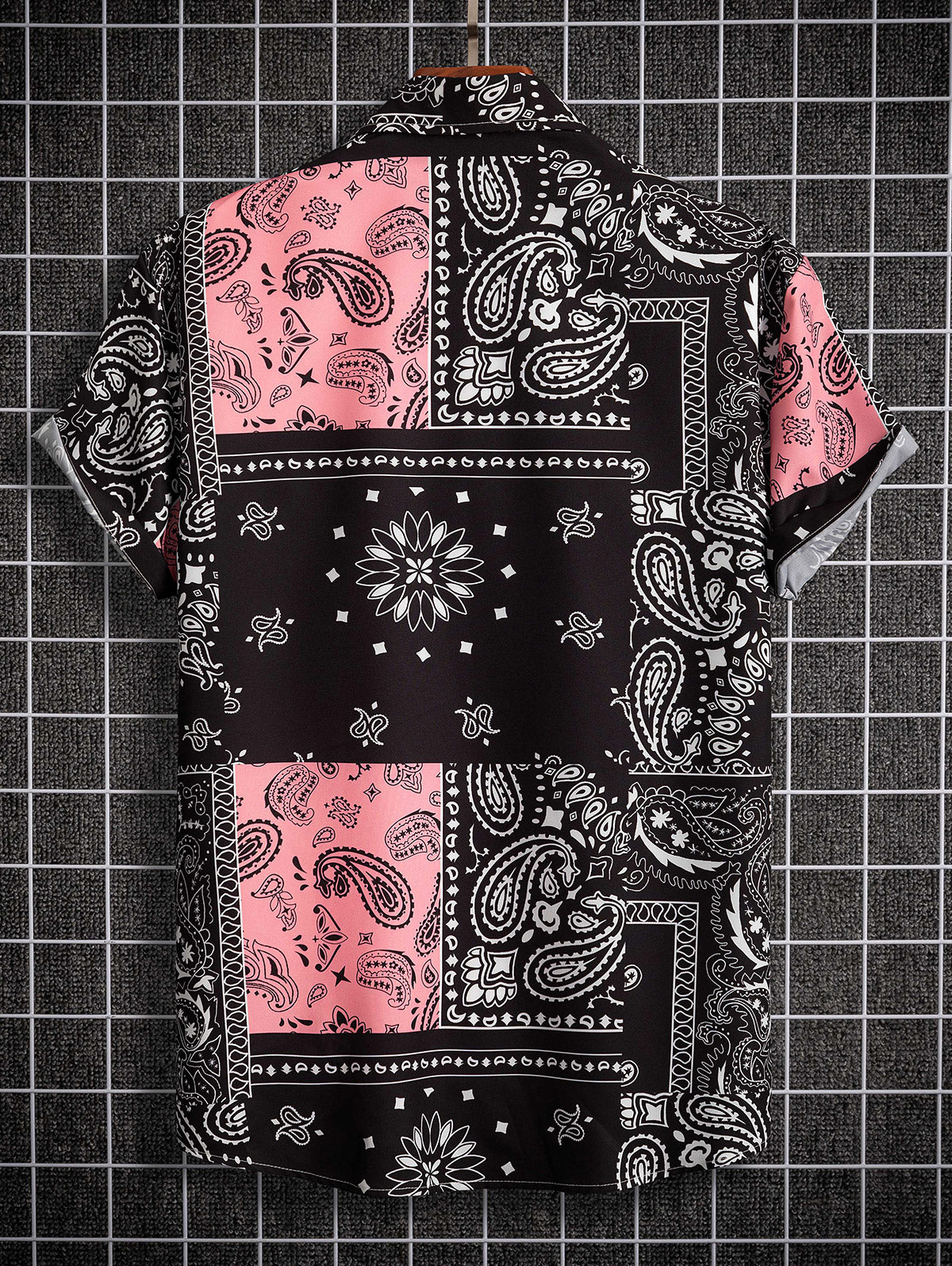 Mens Ethnic Style Paisley Pattern Shirt