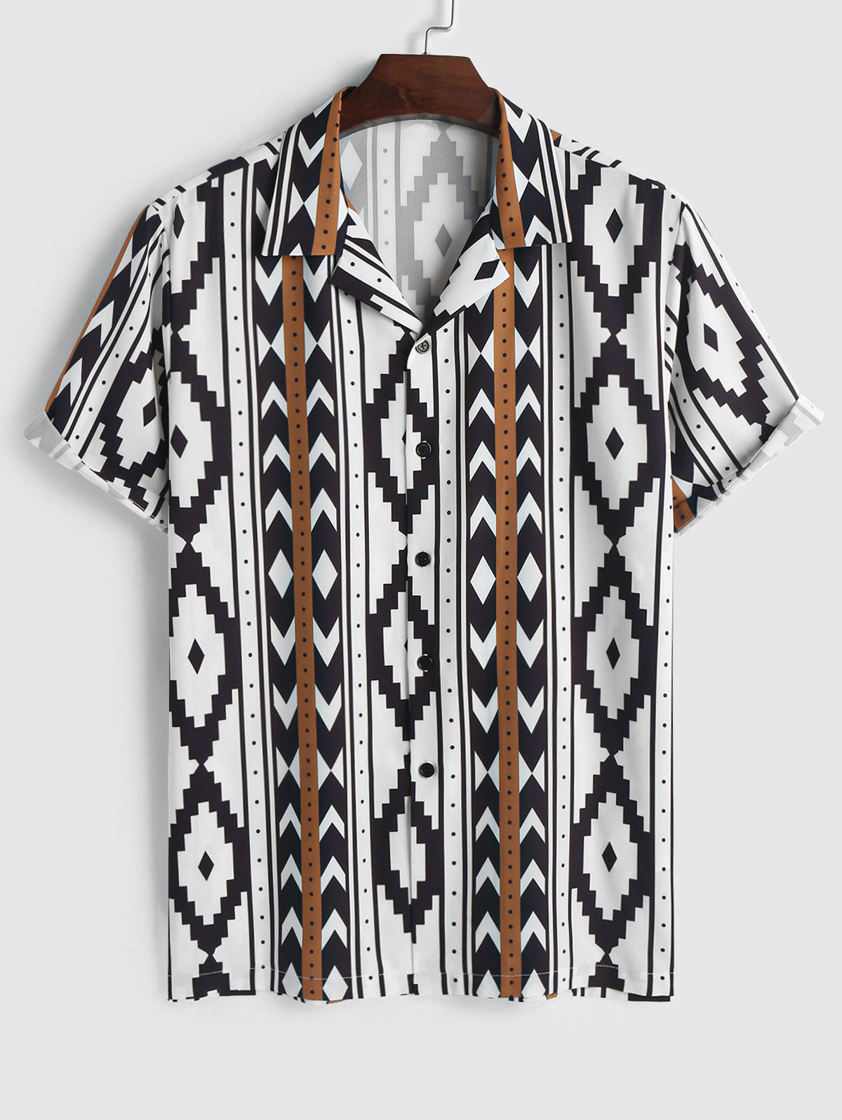 Mens Ethnic Aztec Printed Shirt